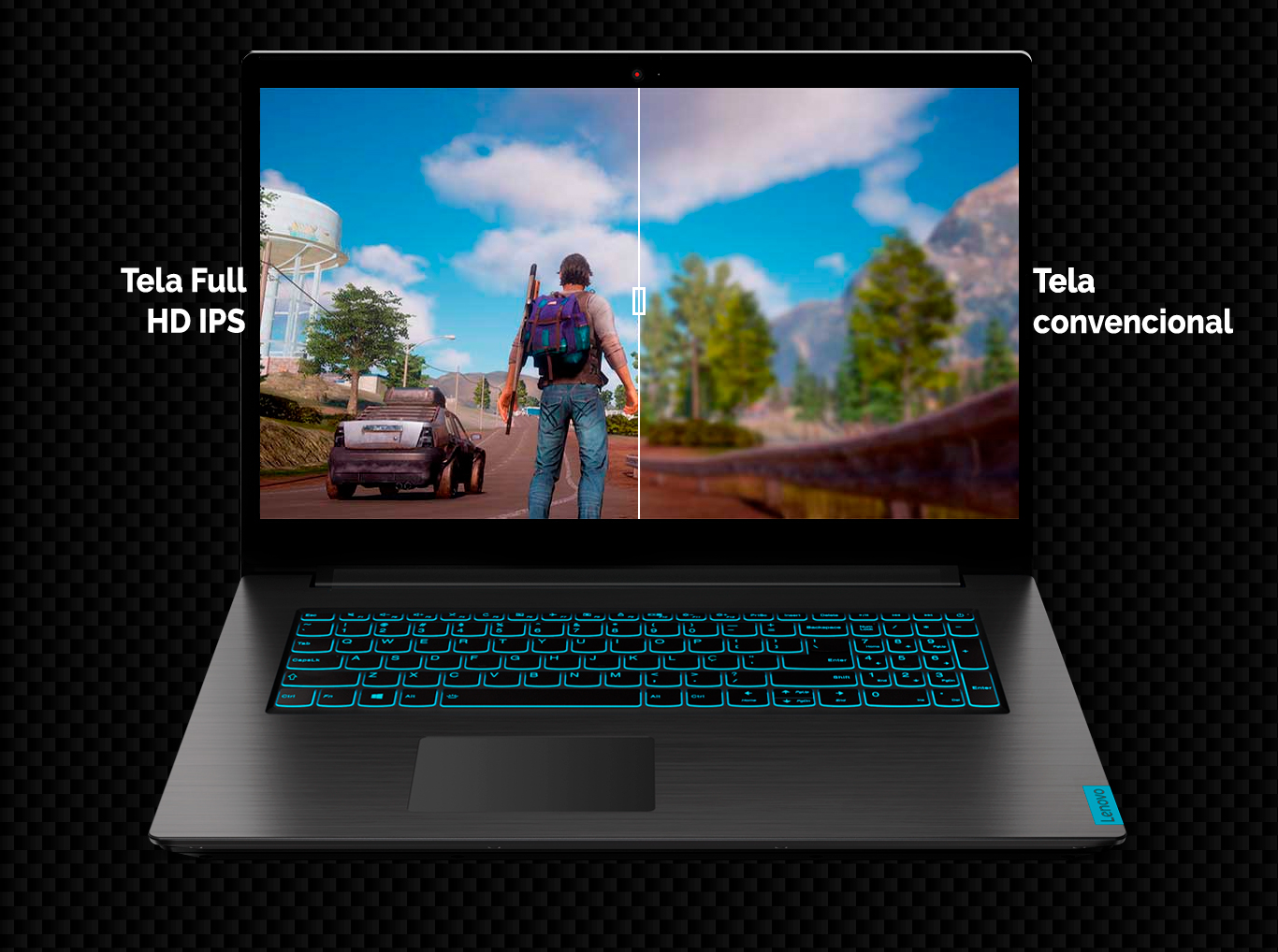 Notebook Gamer Lenovo Ideapad L340 Intel Core i5-9300H 8GB 1TB GTX 1050 3GB 15,6 Full HD Windows 10 Home, Preto- 81TR0002BR